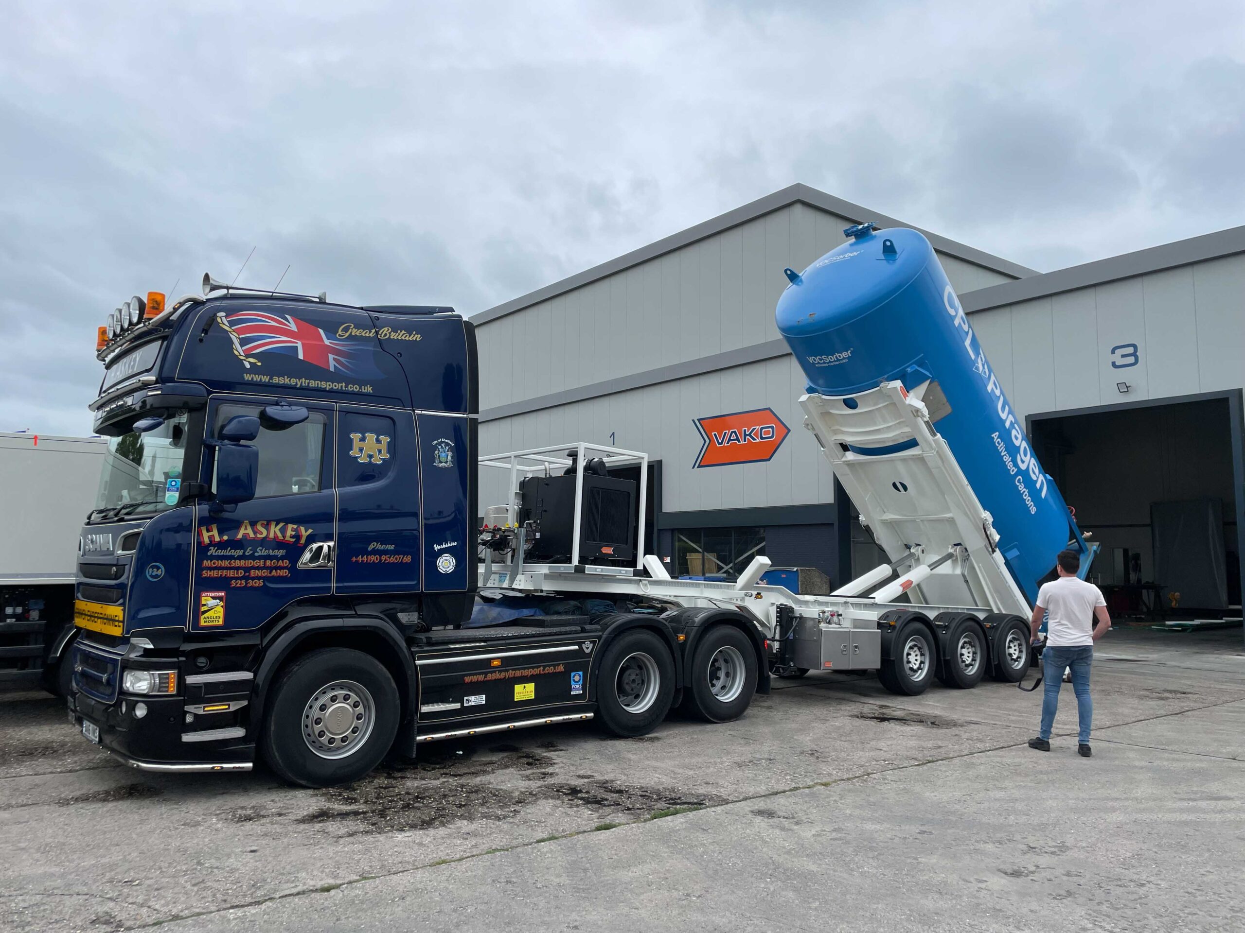 VAKO MSF01 trailer developed for Puragen
